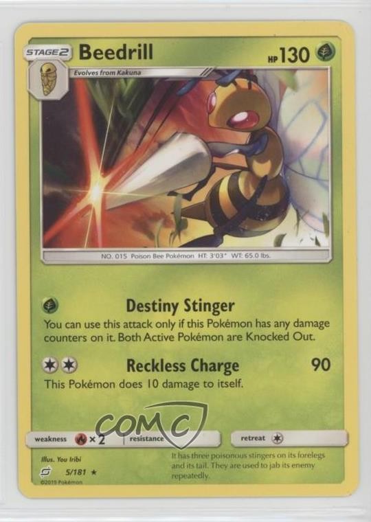 Beedrill Pokémon Sun & Moon Team Up #5