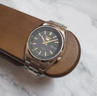 Seiko Black Sunburst 24hr Military Dial Retro Vintage Ultra Rare 7S26 Auto JDM