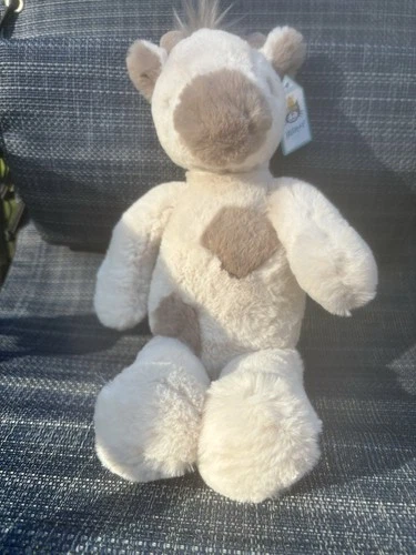 RARE Jellycat Billie Giraffe Beige Taupe Stuffed Animal 14” Retired With Tags