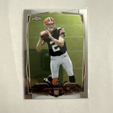2014 Topps Chrome - Johnny Manziel #169 Both Hands on Ball (RC)