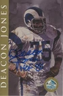 Deacon Jones - NFL Hall of Fame Autographed HOF (Ron Mix) Gold Art Card