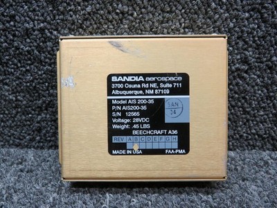 AIS200-35 Sandia Aerospace Switching Relay Unit Rev.B (Volts: 28)