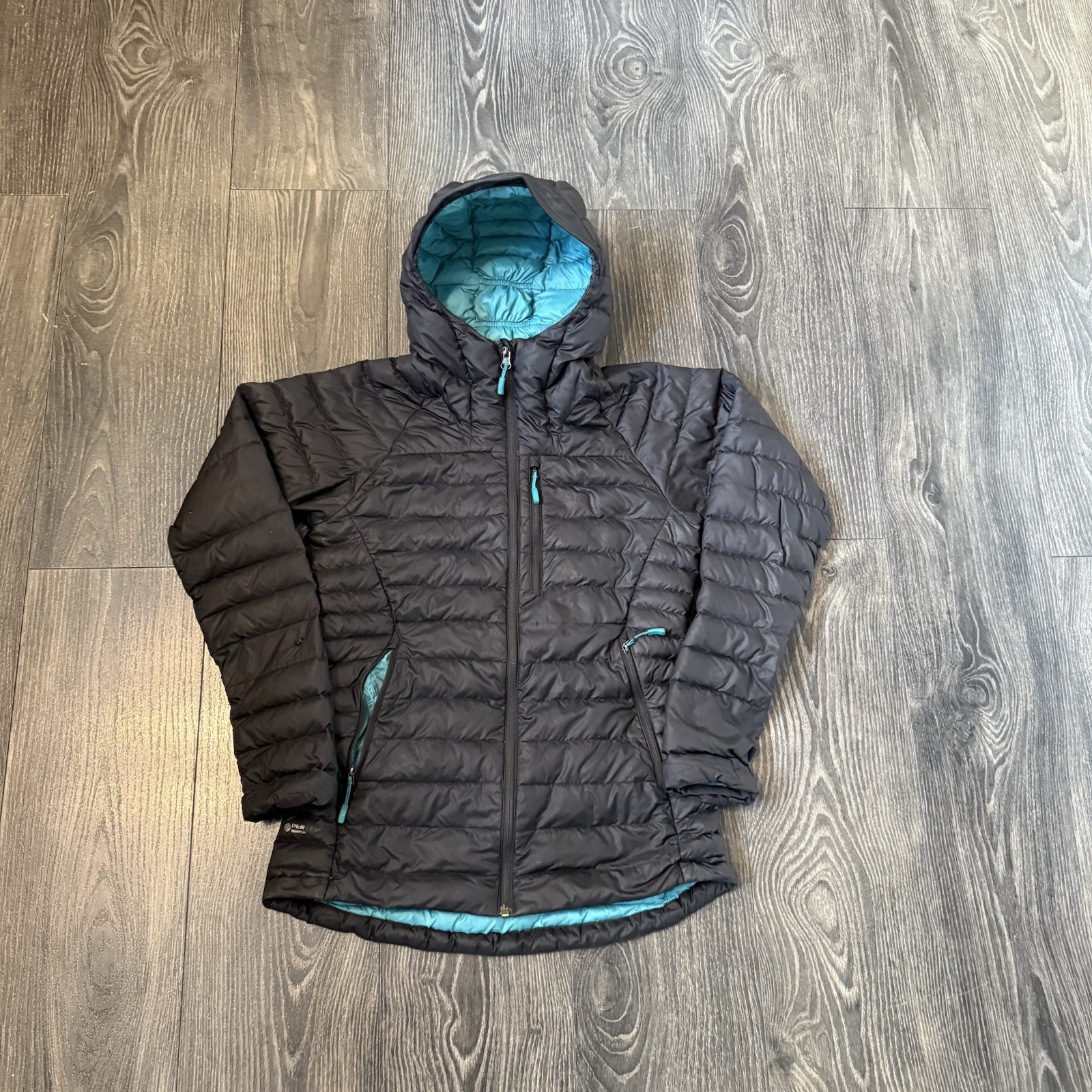 Rab microlight alpine 80% down puffer jacket blac… - image 1