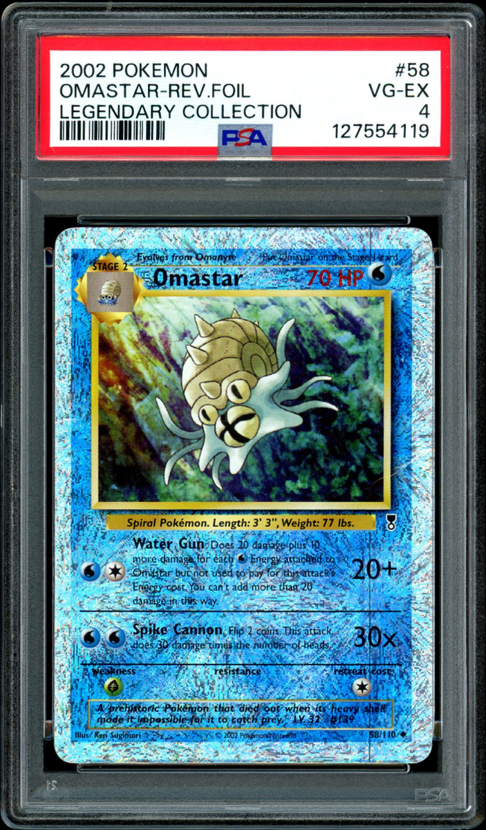 Omastar 58/110 Legendary Collection Reverse Holo for sale online