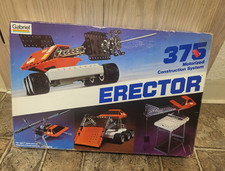 Vintage 1981 Gabriel Erector 375 Motorized Construction Set System