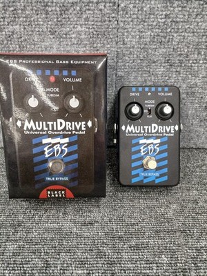 EBS Multi Drive Bass Overdrive Guitar Effects Pedal Used