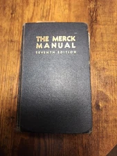 The Merck Manual Diagnosis & Therapy Hardcover 7th Edition 1st printing 1940