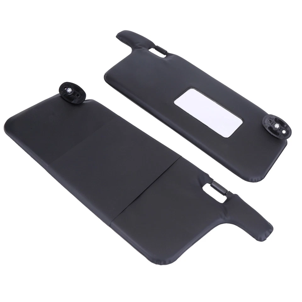 Fit For 1996-2000 2001 Honda Civic Left Driver&Right Passenger Black Sun Visors Foto 4 de 4