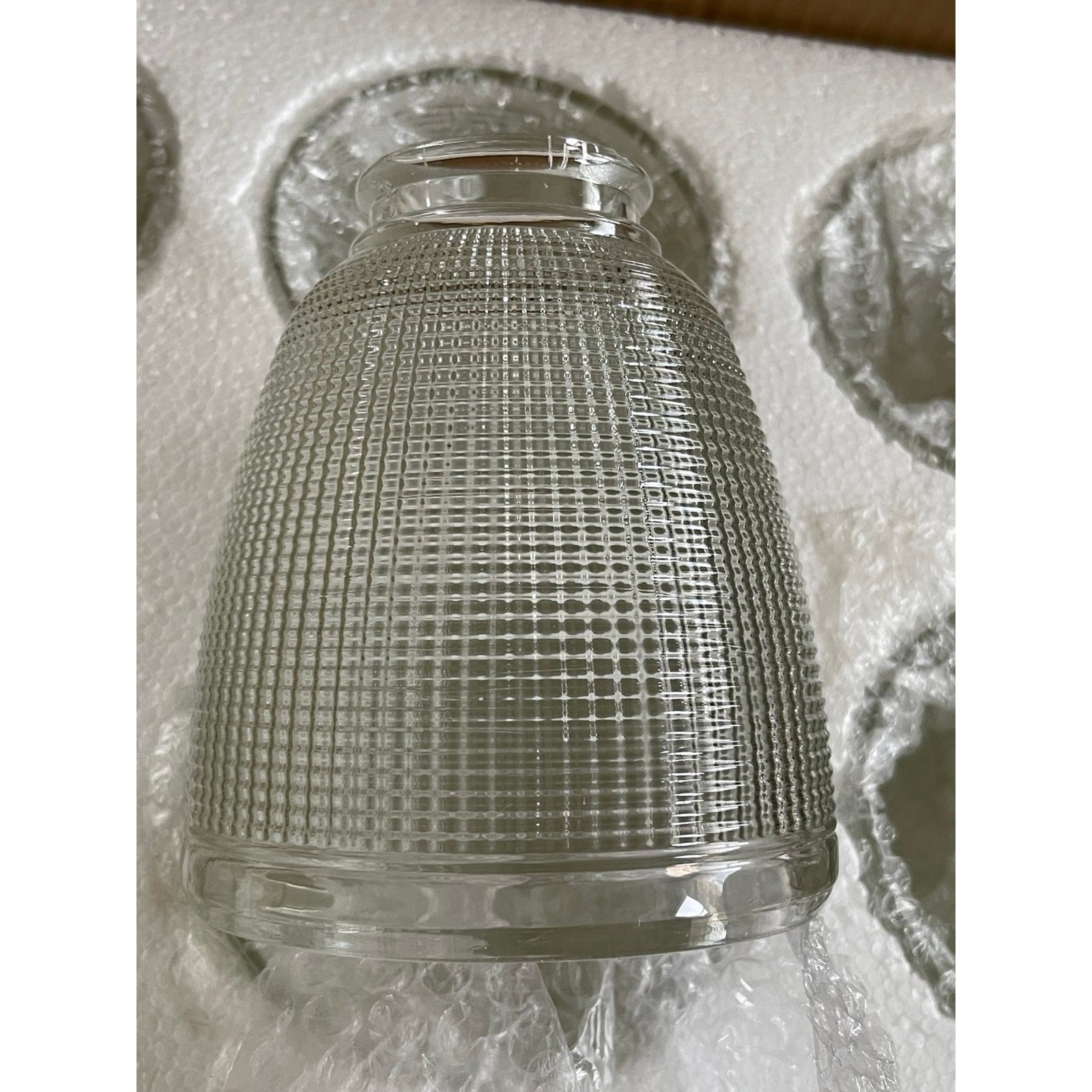 NIB Retisee 9 Pcs Ceiling Fan Light Covers Glass Shades