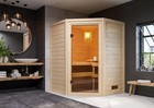 Sauna 38mm Massivholzsauna Innensauna Heimsauna VALIDA 1 Eckeinstieg +AKTION+