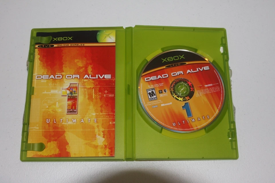 Dead or Alive 1 Ultimate (оригинальный Microsoft Xbox, 2004) в коробке полный комплект - Изображение 3 из 4