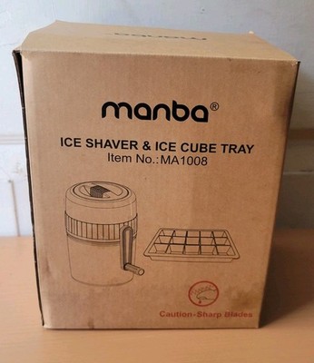 Manba Ice Shaver & Silicone Ice Cube Tray MA1008
