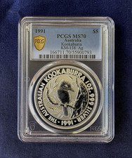 1991 AUSTRALIA KOOKABURRA PCGS MS70 *** LAST ONE ***