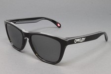 Oakley Frogskins OO9013 9013C4 Polished Black 55mm Unisex Sunglasses