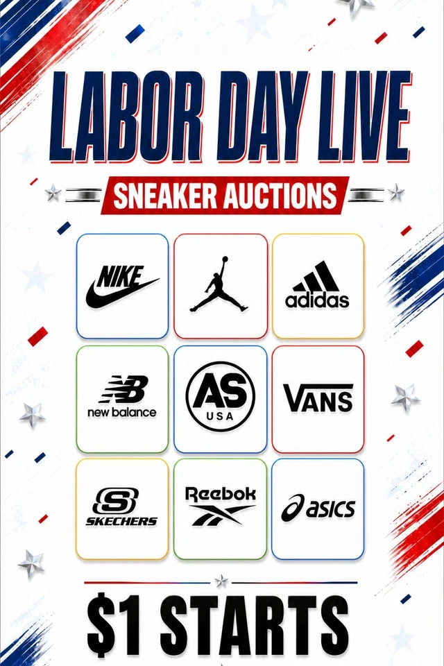 $1 START SNEAKERS 🔥 LABOR DAY SPECIAL