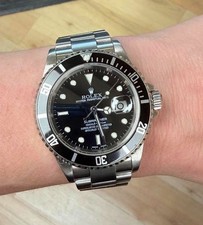 Rolex Submariner Ref. 16610 Black Dial, Black Aluminum Bezel, Oyster Bracelet