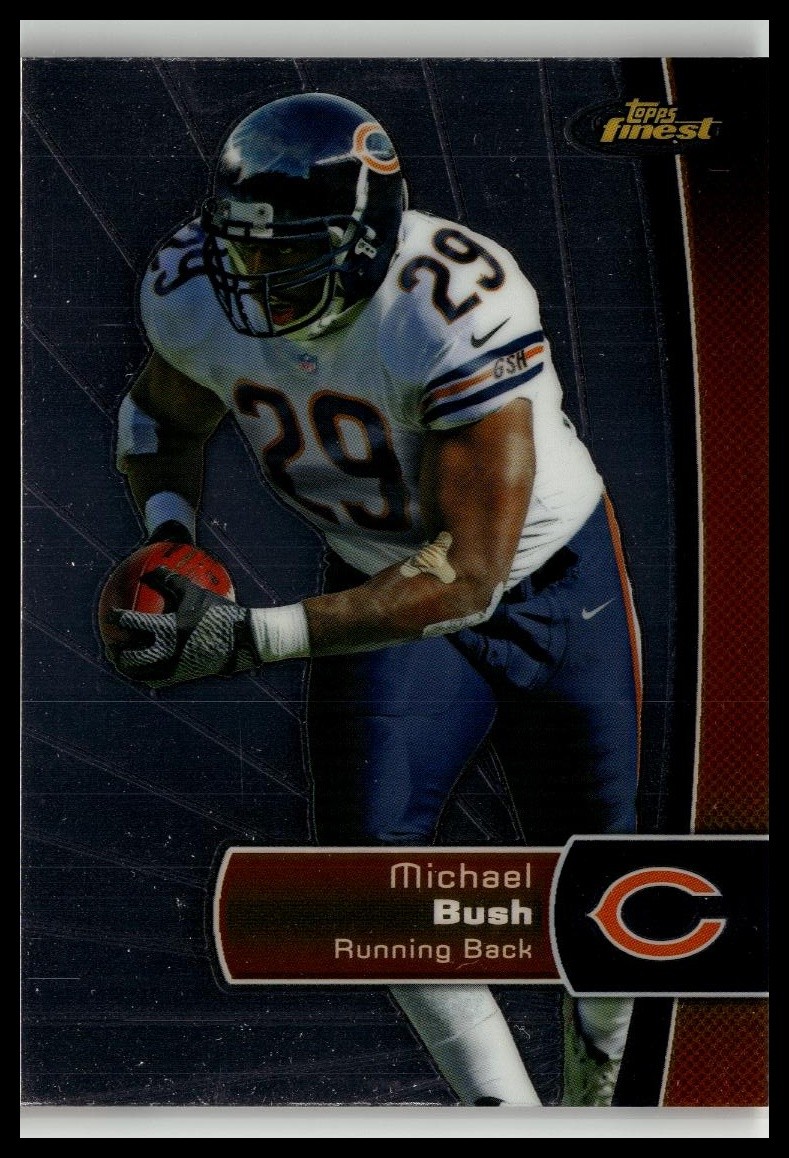 Michael Bush 2012 Finest Refractors #25 Chicago Bears Card