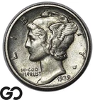 1939-D Mercury Dime