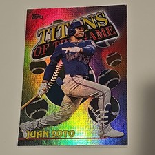 TOPPS 2026 TITANS OF THE GAME INSERT JUAN SOTO TOG-11 METS MLB BASEBALL CARD