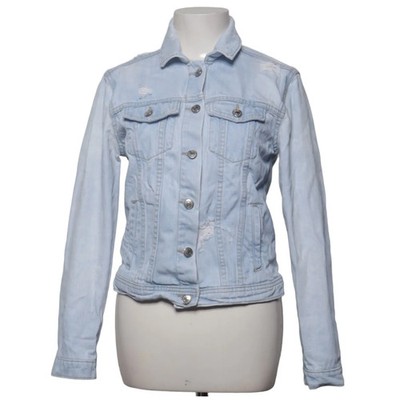 Reserved, Jeansjacke, Damen, Größe: 38, Blau, Baumwolle, Einfarbig, Denim #ETF