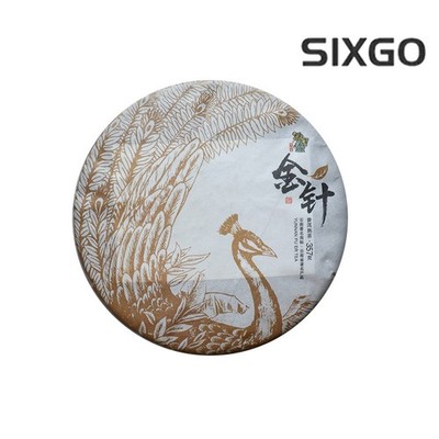 357g Yunnan Tea Tree King 2017 Chen Nian Jin Zhen Pu'er Tea Ripe Tea Cake