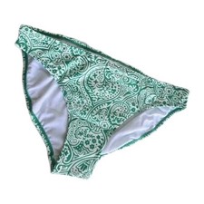 Boden Women's Bikini Bottom Green White Size US 6 Small UK 10 FR 38 NEW