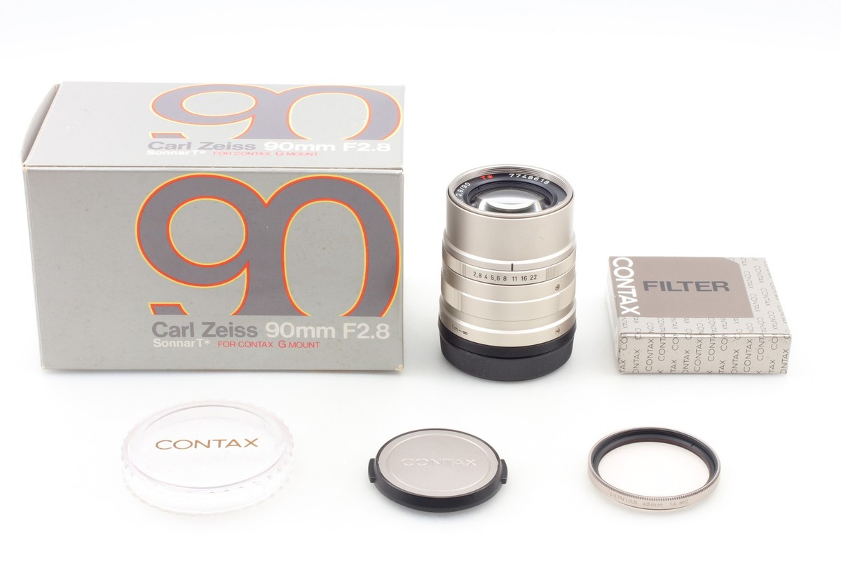 CONTAX carl zeiss sonnar t* 90mm f2.8 G用 Contax Carl Zeiss SONNAR T* 90mm F2.8 Lens for G1 G2
