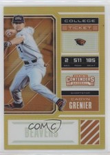 2018 Panini Elite Extra Edition College Ticket Gold Prizm 3/10 Cadyn Grenier uk2