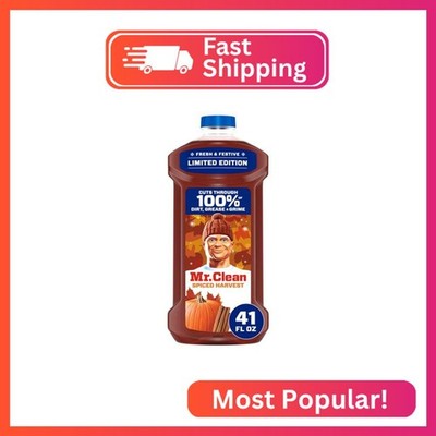 Mr. Clean All Purpose Cleaner, Cleaning Liquid, Spiced Harvest, 41oz