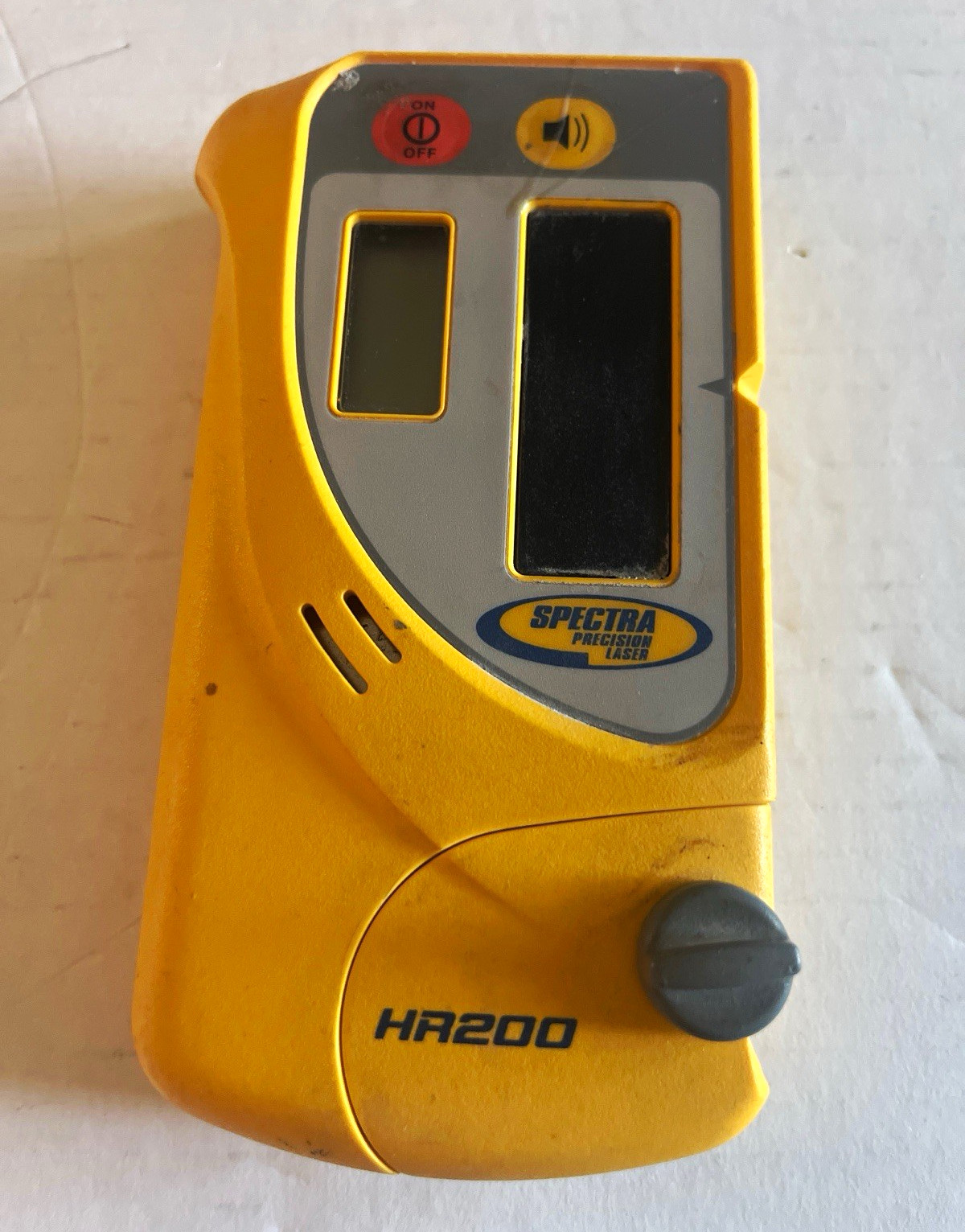 ⁠Spectra Precision HR200 Handheld Laser Receiver HR 200 Yellow Detector ONLY