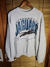 True Vintage 90s Hanes Jacksonville Jaguars Banned Logo Crewneck Sweatshirt Tee