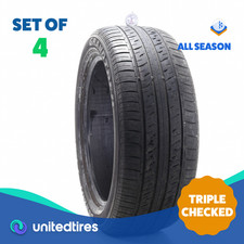 Set Of 4 Used 27550r21 Dunlop Grandtrek Pt3a 113v - 632