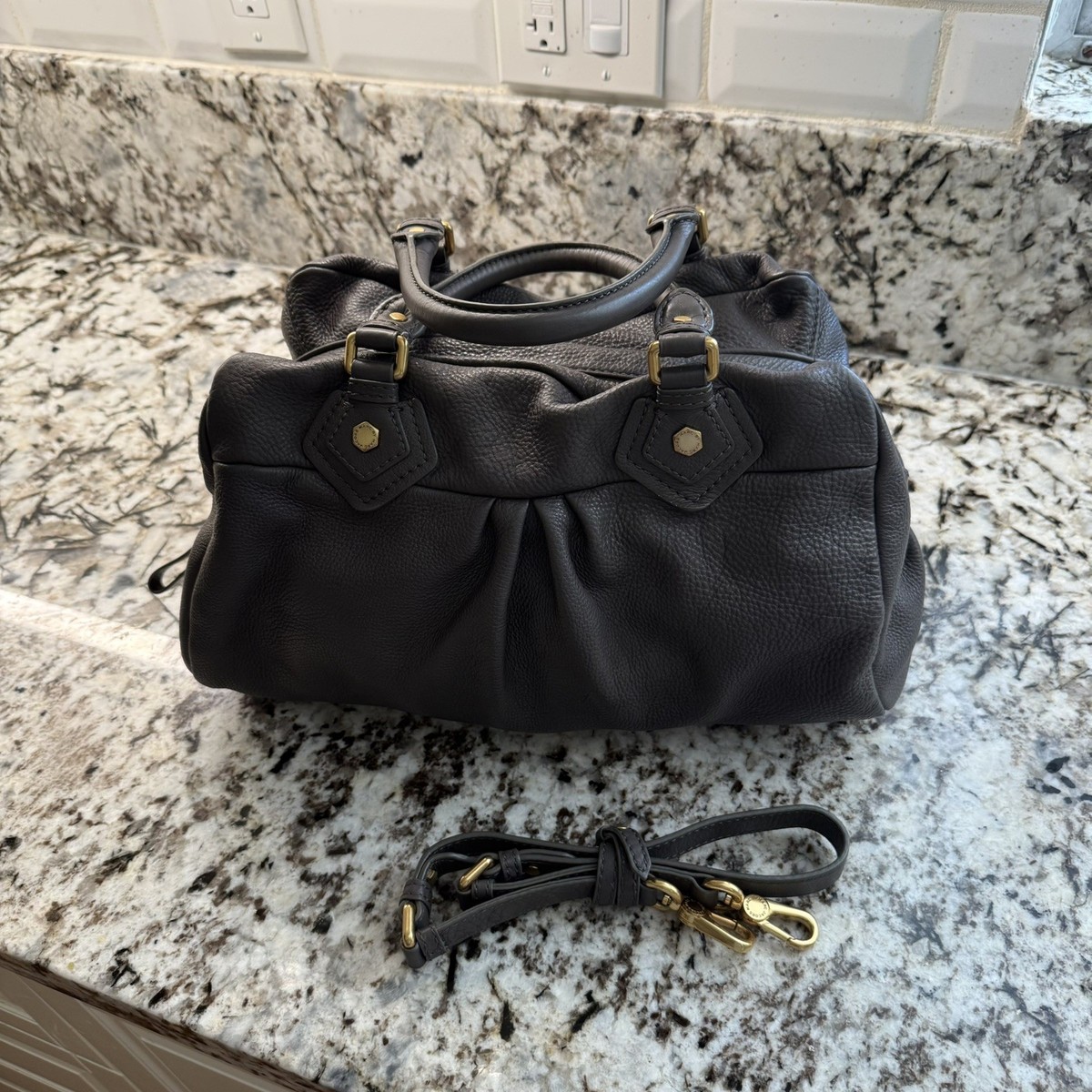 Authentic Marc by Marc Jacobs Classic Q Baby Groovee 2-Way Leather