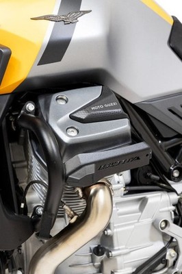 Isotta Black Crash Protection Bars With LEDs Moto Guzzi Mandello S 2023-2024