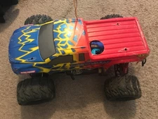 Vintage XTM Mammoth 1/7 Nitro RC Monster Truck 2 Speed 60+MPH RTR Force 25