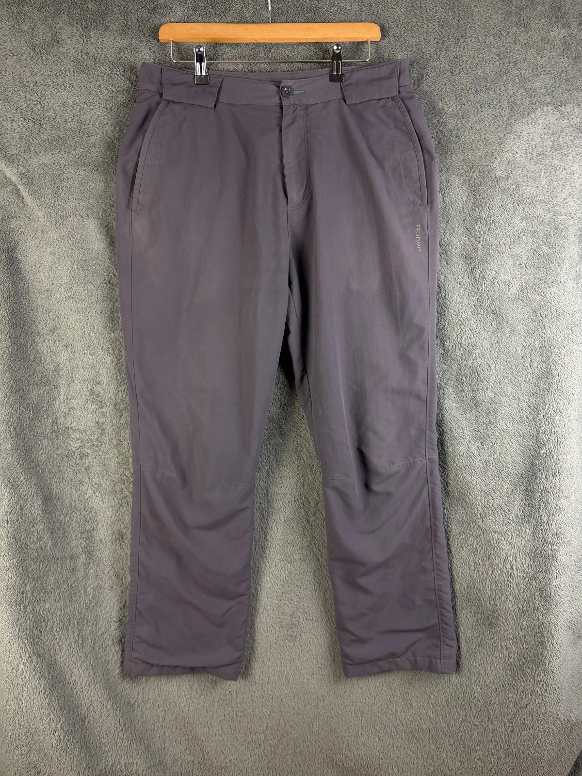 Rohan Dry Requisite Trousers Grey W32 L30 Mens Waterproof Barricade Walking