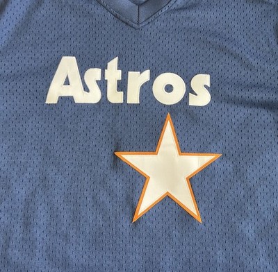Houston Astros Baseball MLB Jersey Mitchell & Ness Size Large Tall