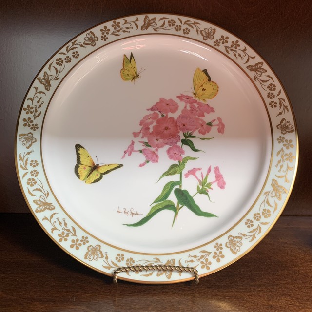Lenox Butterflies and Flowers Porcelain Plate 7th In The Series eBay
