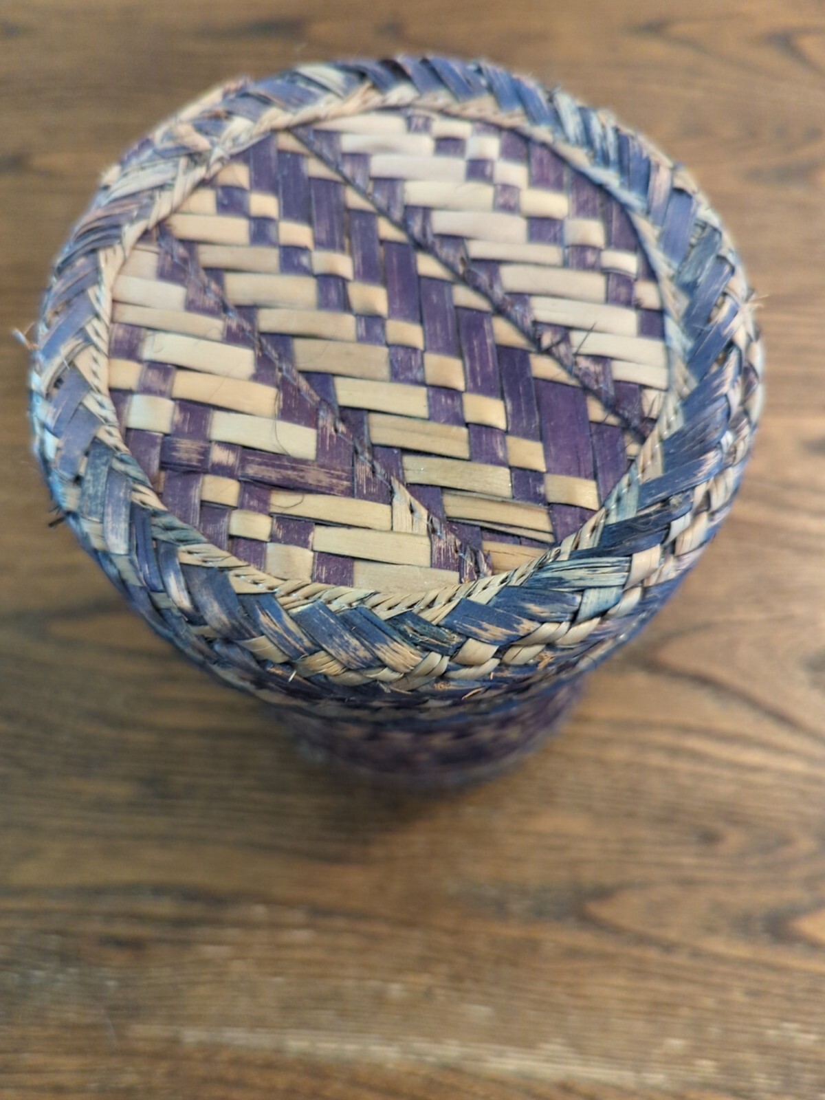 HARL TAYLOR Straw Canister Round Box Nassau the Baham… Gem