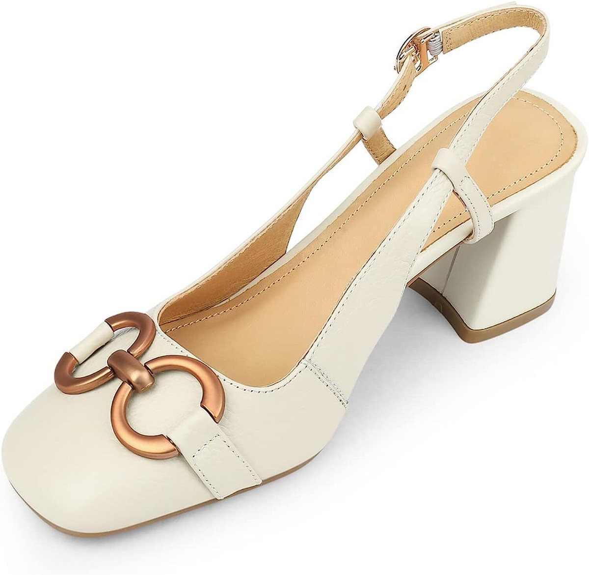 Women's Slingback Square Toe Chunky High Heels Sandals Ankle Buckle Dress Summer | eBay Women's Slingback Square Toe Chunky High Heels Sandals Ankle Buckle Dress Summer | eBay