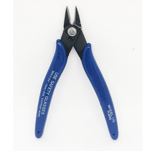 US 5PCS Flush Wire Cutters 170 Small Wire Nipper Diagonal Side Cutter Pliers - Picture 9 of 13