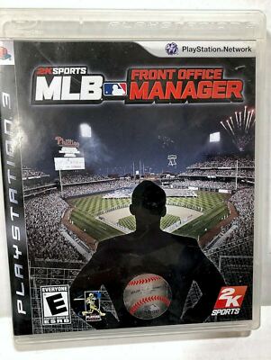 MLB Front Office Manager PlayStation 3 Video Game 2K Sports Baseball PS3