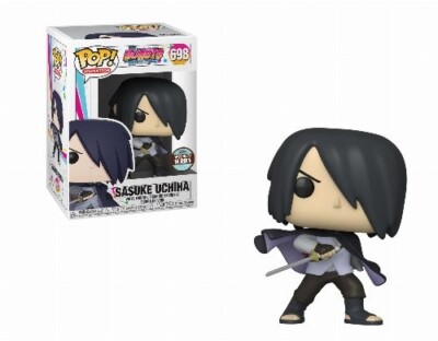 Funko POP! Naruto Boruto - Sasuke mit Umhang (ohne Arm) #698 (Specialty Series)