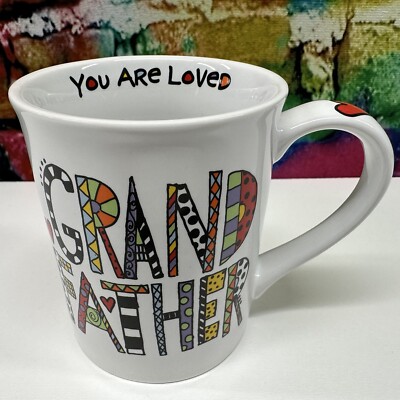 GRANDFATHER Loved Coffee Mug Cup Our Name Is Mud Lorrie Veasy Grandpa Gift NEW!