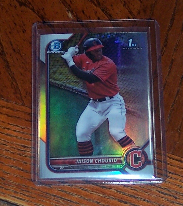 2022 Bowman Chrome Refractor 164/499 Jaison Chourio 1st Card BCP-174