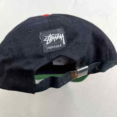 90’s Stussy つば付き耳当て 90's 90年代 old Stussy 耳当て付き ニットキャップ ビーニー
