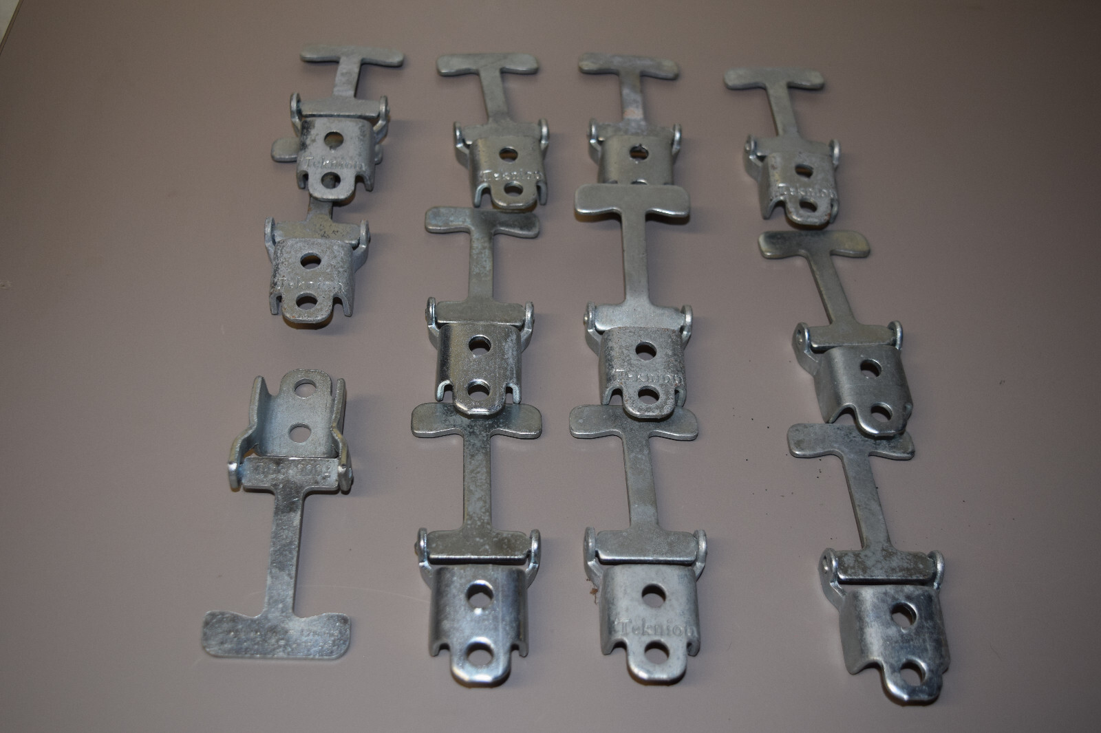 12 Teknion Leverage TOS Office Cubicle Long Posi Lock Connectors Part# D03-0004