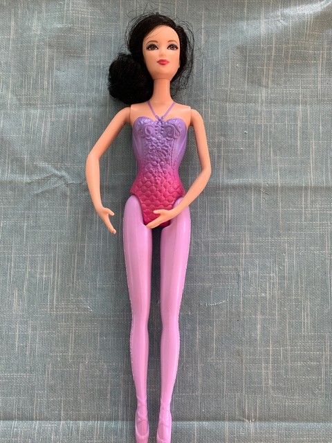 barbie fairytale ballerina doll purple