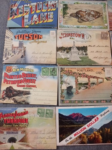 Postcards: 94 WWII Military & Tourist- 25 Folding Postcards: Vtg&Chinese-History - Picture 3 of 23