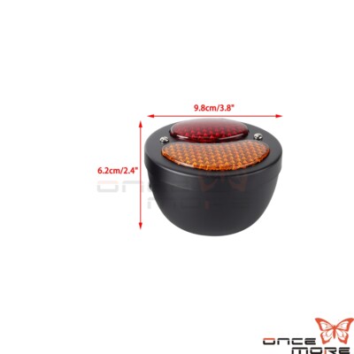 2pcs Vintage 12V LED Tail Light Rear Stop Indicator For Harley